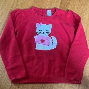 Gymboree Kitty Love ❤️ Sweater~Size~ 10
